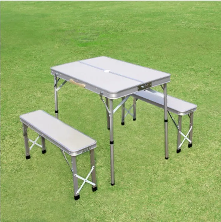 3Pcs Folding Table Desk Laptop Bed Lightweight Picnic Aluminum Alloy Camping BBQ Rain Proof Garden Sets Ultra Light Picnic Color Top Merken Winkel